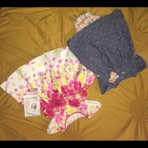 Two infant girls dresses